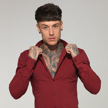 Load image into Gallery viewer, Father Sons Super Slim Stretch Classic Oxblood Red - FS141