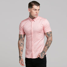 Load image into Gallery viewer, Father Sons Super Slim Luxe Ultra Stretch Pink Short Sleeve - FS390