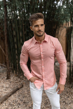 Load image into Gallery viewer, Father Sons Super Slim Ultra Stretch Pink Long Sleeve - FS476