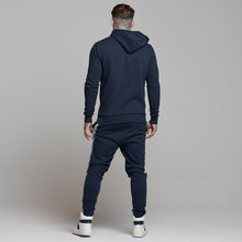 Load image into Gallery viewer, Father Sons Tapered Navy Hoodie Top - FSM005