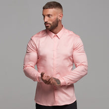 Load image into Gallery viewer, Father Sons Super Slim Luxe Ultra Stretch Pink Long Sleeve - FS389