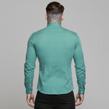 Load image into Gallery viewer, Father Sons Super Slim Luxe Ultra Stretch Petrol Green Long Sleeve - FS478