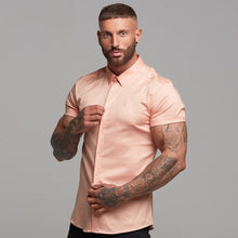 Load image into Gallery viewer, Father Sons Super Slim Luxe Ultra Stretch Peach Short Sleeve - FS382