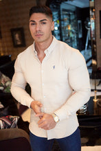 Load image into Gallery viewer, Father Sons Super Slim Scuba Taupe Long Sleeve Stretch - FS486
