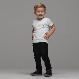 Father Sons Boys Classic White Crew - FSB017T