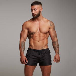 Father Sons Black Swim Shorts - FSH152