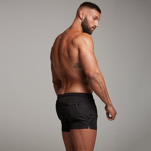 Father Sons Black Swim Shorts - FSH152