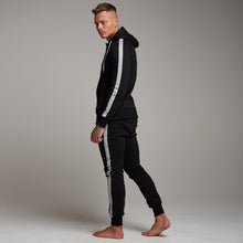 Load image into Gallery viewer, Father Sons Classic Black Grey Striped Raglan Bottoms - FSH158
