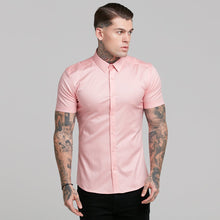 Load image into Gallery viewer, Father Sons Super Slim Luxe Ultra Stretch Pink Short Sleeve -  FS390
