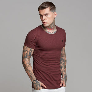 Father Sons Burgundy Slub Crew - FSH056