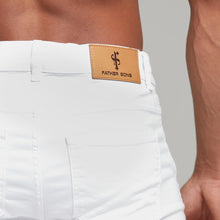 Load image into Gallery viewer, Father Sons Ultra Stretch White Jeans - FSH259
