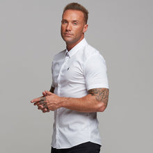 Load image into Gallery viewer, Father Sons Super Slim Stretch Classic White Short Sleeve - FS126  (PRE ORDER / DISPATCH DATE 17TH JULY)
