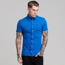 Load image into Gallery viewer, Father Sons Super Slim Royal Blue Jersey Short Sleeve - FSH013
