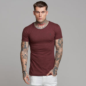 Father Sons Burgundy Slub Crew - FSH056