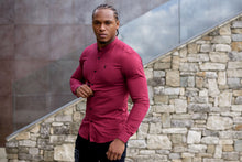 Load image into Gallery viewer, Father Sons Super Slim Stretch Classic Oxblood Grandad Collar - FS294
