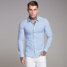 Load image into Gallery viewer, Father Sons Super Slim Stretch Navy &amp; White Stripe (Pink Emblem)  -  FS112P
